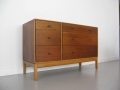 Stag chest of drawers