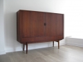 1950s Danish teak Arne Vodder highboard for Sibast Furniture