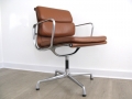 Softpad tan leather Eames chair