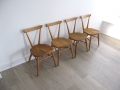 Early 50s Ercol stacking chairs