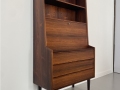 Danish rosewood bookcase bureau