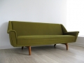 A Danish sofa on solid teak legs