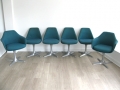 A set of 6 swivel chairs. Arkana