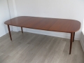 1970s Danish teak extending dining table