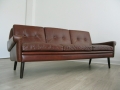 A Danish leather 3 seater sofa