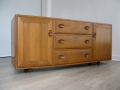 A solid elm sideboard by Lucian Ercolani for Ercol