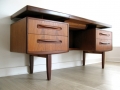 A 1970s G Plan 'Fresco' teak desk/dressing table