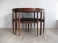 Dining table & 4 chairs. Hans Olsen/Frem Rojle