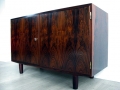 A 1960s 2 door rosewood sideboard by Poul Hundevad