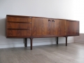 A 1960s rosewood sideboard by A H McIntosh & Co