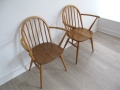 A pair of 1960s carvers by Lucian Ercolani for Ercol