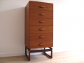 A teak tallboy chest of drawers by G Plan