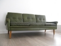 Green Skipper leather sofa