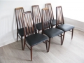 1960s rosewood Eva chairs Koefoeds Hornslet