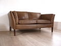 Borge Mogensen leather 2 seater sofa