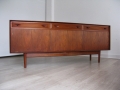 1960s teak sideboard reeded drawers