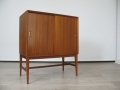 1960s teak record cabinet