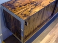 Rosewood & chrome sideboard. Merrow Associates